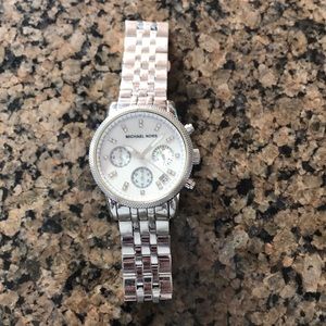Michael Kors Silver Watch Womens